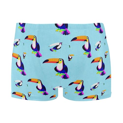 Parrot Bird Mens Swim Trunk Swimwear Bathing Suit Swim Brief Square Leg Board Short S B0404847