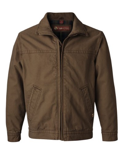 DRI DUCK Maverick Men's Cotton Canvas Hoodless Work Jacket, 5028, Small, Field Khaki
