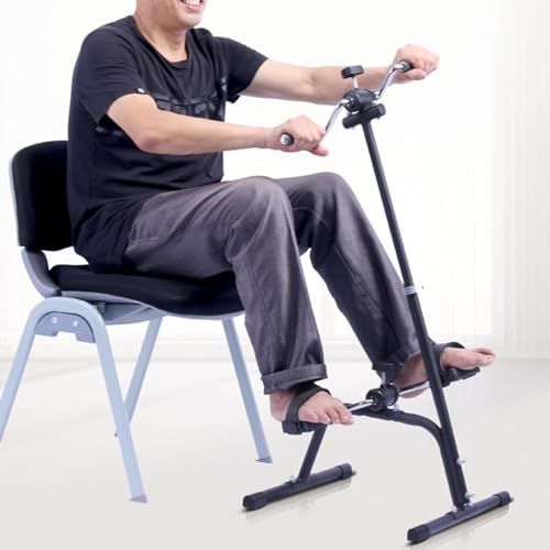 Mini bicicleta de ejercicio portátil para brazos o piernas miniatura 7
