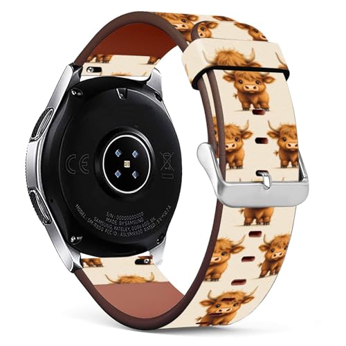 Correa de cuero PU para reloj Galaxy Watch 3 45mm