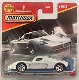 Matchbox 2004 Maserati MC12 Modellauto, Weiß, 1:64 Maßstab, Druckguss, 86/125, 2025 JBR22