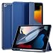 Produktbild ESR für iPad 9 Generation Hülle mit Stifthalter, iPad 8 Generation Hülle, iPad Hülle 7 Generation, iPad 2021/2020/2019 Case 10,2 Zoll, Weicher TPU Rückseite Abdeckung, Auto Schlafen/Wachen,Blau