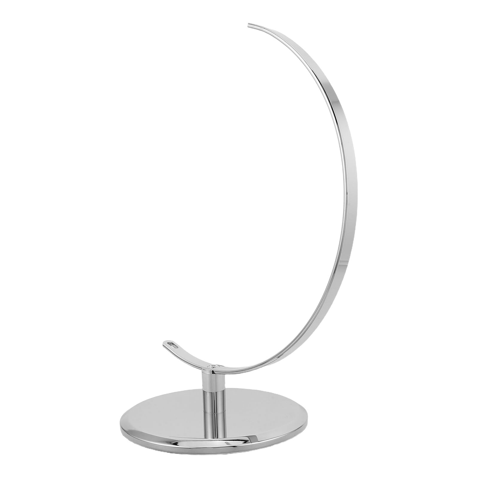 Socle de globe terrestre en métal argenté 30 cm VILLCASE pour support rotatif de bureau stable