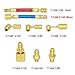Joywayus 8pcs Universal R134A R12 A/C Car Air Condition Refrigeration Connector Adapter Hoses AC CT-138 Set Kit