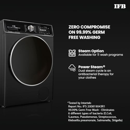 Image of IFB 10 Kg /7 Kg /3 Kg 3-in-1, AI Powered, Fully Automatic Washer Dryer Refresher (IFB Laundrimagic, EXECUTIVE PLUS ZXB, 9 Swirl Wash, Eco Inverter Technology, Black VCM)