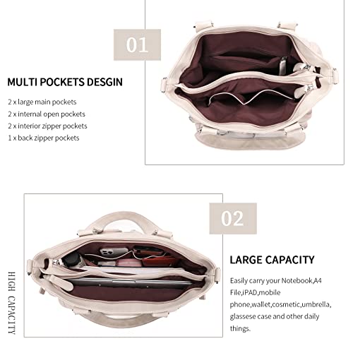 Image of KL928 Large Purses for Women Shoulder Bag Tote Handbags Stylish Vegan Leather Hobo Bags Ladies, A-Black-4 | Large