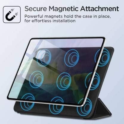 Image of ProElite for iPad Pro 11 Inch M4 /M5 2024 /2025 5th /6th Gen Case, iPad Pro 11 M4 /M5 2024 /2025 Folio Case, Convenient Magnetic Attachment, 2-Way Stand, Full Pencil 2 Support, Auto Sleep Wake, Lavender