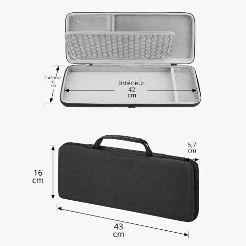 Housse Protection Clavier 75% Geekria Anti-Rayures Redragon K673 Pro