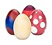 Hygloss Products Wooden Eggs - Unpainted Natural Wood Eggs Great For Easter Crafts - 1-3/4 x 2-1/2 Inches, 3 Pack