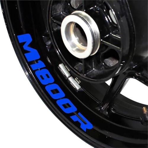 HDSNWG Einfache Installation Motorradzubehör Radaufkleber Sportliche Radrandaufkleber Radstreifen Reflektierende Folie Für Suzuki M1800R M1800r(Style 1)