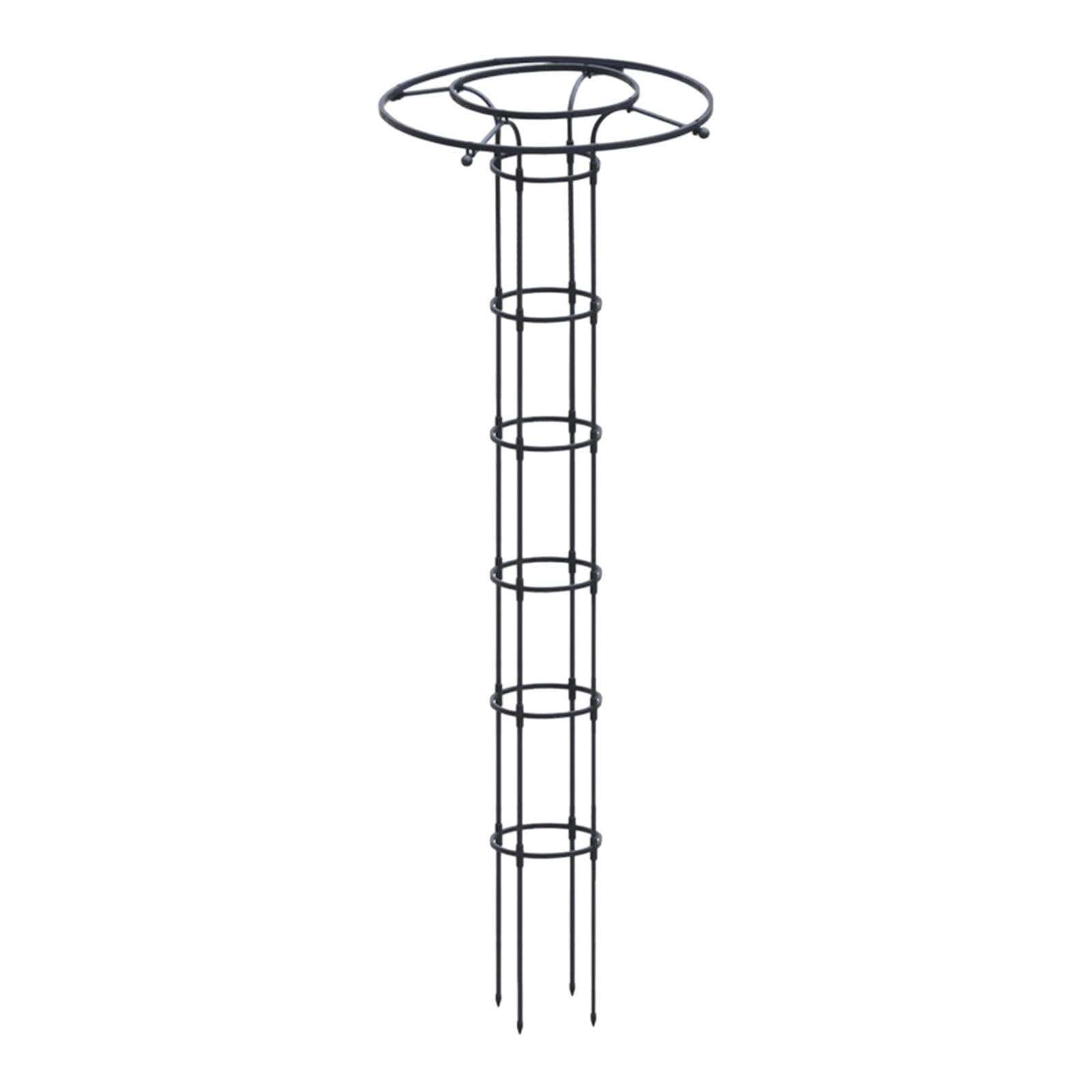 Baoblaze Supporto per Piante in Vaso con Traliccio per Da Giardino/gabbia di Supporto per Fiori Da Esterno Multifunzione/struttura Rampicante per Pian (Altezza 210 cm)