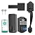 POWIFY Fingerprint Smart Front Door Lock Set, APP Control Keyless Entry Door Lock with Handle, Anti-Peeping Digital Electronic Keypad, Auto Lock, Easy Install, Black