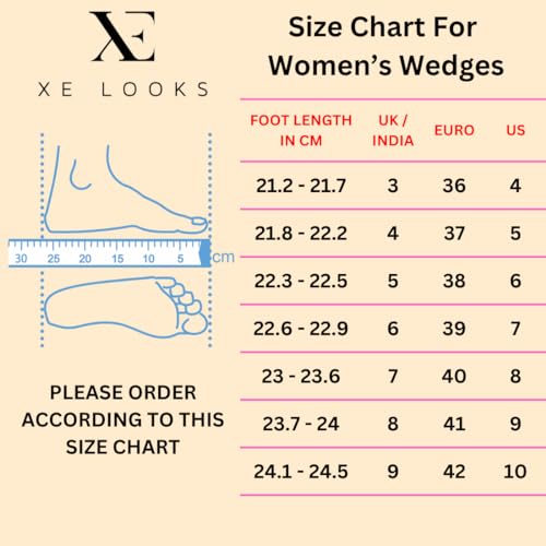 XE Looks Comfortable Doctor Sole Wedges for Women - Image 3