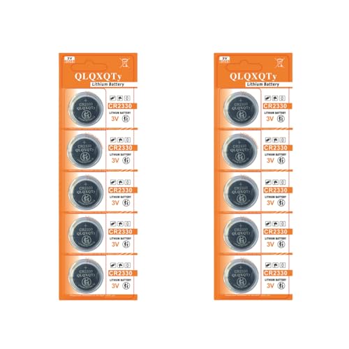 QLQXQTy 10PACK CR2330 Battery Lithium 3V