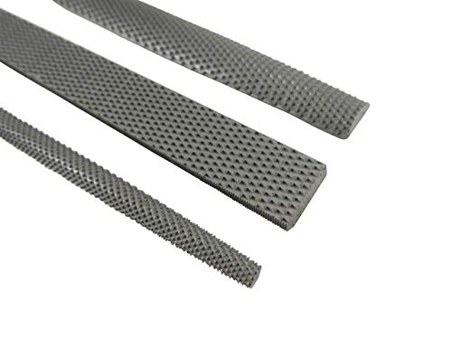 Narex 854252 3-teiliges Set Feinschliff Rassail, halbrund und rechteckig 200 mm Schreiner-Holzraspel