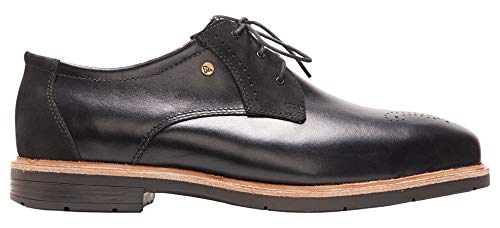 EMMA Safety MM11409039 Frontier Sicherheitsschuhe - Brasilianisches 2-Ton-Vollnarbenleder kombiniert mit Nubuk - Modell: Vito - EU Größe: 39 - Farbe: 2-Ton schwarz