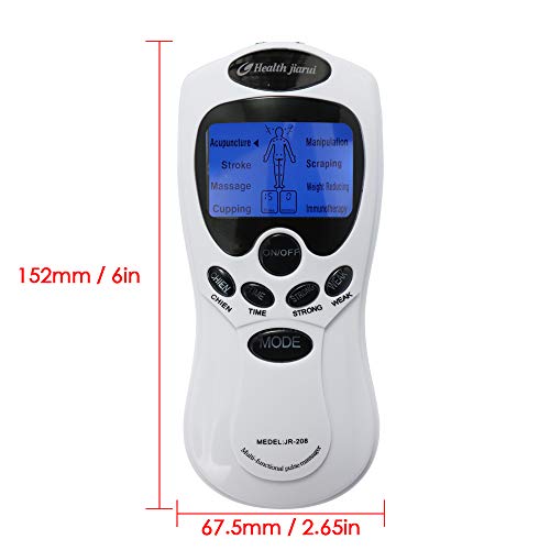 Andoer Estimulador Muscular do agregado familiar Portátil Multi-funcional Digital Meridiano Massagea