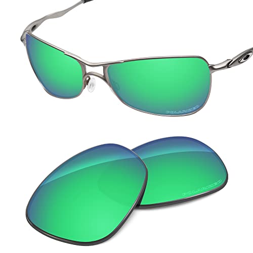 Verres polarisés pour Oakley Crosshair 1.0 (2005) couleur vert émeraude gravé