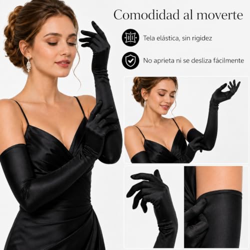 Guantes largos de carnaza 17 Imagen adicional