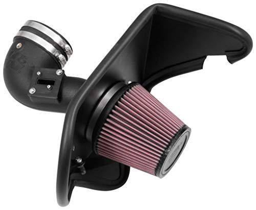 K&N Cold Air Intake Kit: High Performance, Guaranteed to Increase Horsepower: Fits 2016-2019 CHEVROLET (Camaro)63-3105