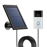 Ayotu Waterproof Solar Panel Compatible with Video Doorbell 4(2021 Release) & Doorbell 2/3/3Plus, 5V