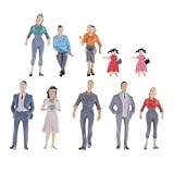 Figura en miniatura: también puede ser un buen regalo de cumpleaños para amigos o , les gustará, figuras de hombres pequeños