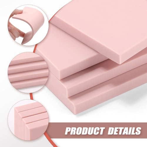 Image of Bobblebro Linoleum Blocks for Printmaking Supplies - 4PCS 4 inchx6 inchRubber Linocut Block Printing Kit for Stamp Carving, Soft Relief Printing Linoleum for DIY Crafts & Art Projects