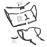 Highway Crash Bar Engine Guard Compatible with Honda CRF1100L CRF 1100L Africa Twin Adventure Sports DCT 2024 2025 2026(Upper and Lower)