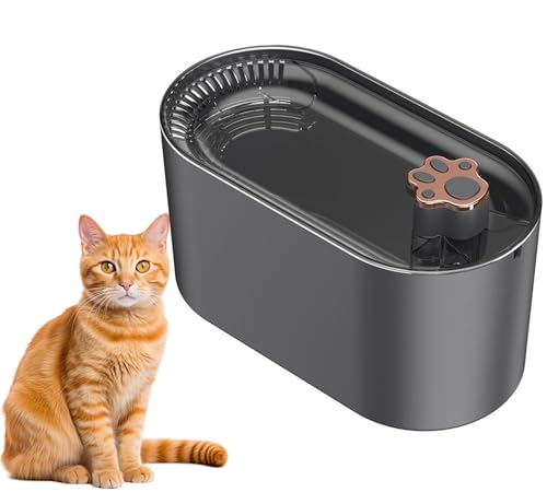 Fuente de agua para gatos 3L con luz LED ultrassilenciosa
