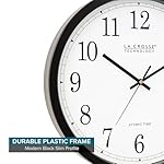 La Crosse Technology Wall Clock, Plastic, 14-inch Dia. (WT-3143A) (WT-3143A-INT) - Image 5