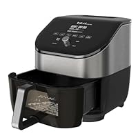 Instant Pot Vortex Plus ClearCook - 5.7L Air Fryer, Stainless Steel, 6-in-1 Smart Programs - Air Fry, Bake, Roast, Grill, Dehydrate, Reheat, Large Capacity -1700W, Silver