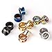 ZS 6 Pairs Stainless Steel Screw Fit Tunnels Plugs Flesh Expander Stretcher Ear Gauges Piercing (Gauge=7/16