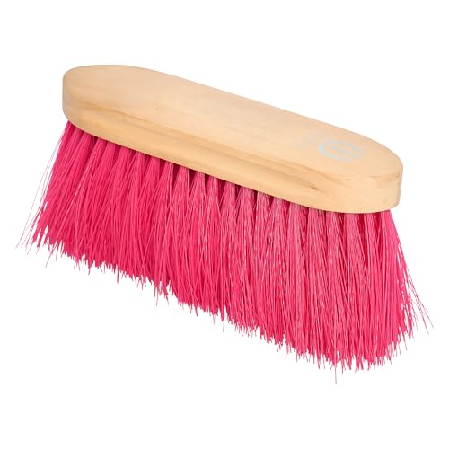 Cepillo Dandy Imperial Riding de madera y cerdas largas rosa flúor talla única