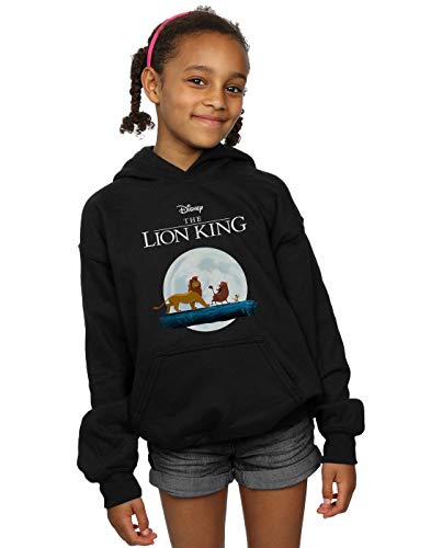 Image of Disney Girls The Lion King Hakuna Matata Walk Hoodie Black 12-13 years
