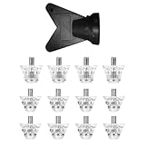 EXQIOUR Tacos de repuesto resistentes a la corrosión para mejorar el campo de césped y mejorar la tracción en césped húmedo