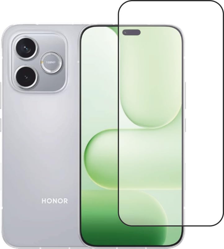 Glaxx for Honor 600 Lite Tempered Glass Screen Guard (Black) Full Screen Protector with Easy Installation Kit-image-8