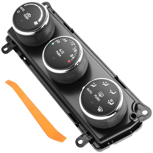A/C Heater Climate Control Module Compatible with Jeep Wrangler 2014-2018# 68197437AB