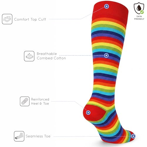 Image of Mysocks Unisex Knee High Stripe Socks