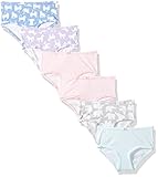 Carter's Little Girl's 6-Pack Underwear Underwear, Multi Animals Green, 6-6X