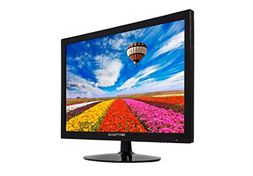 Image of Sceptre 24 Inch 75Hz Slim LED Monitor with Build-in Speakers HDMI VGA, New Black (E248W-19208A)