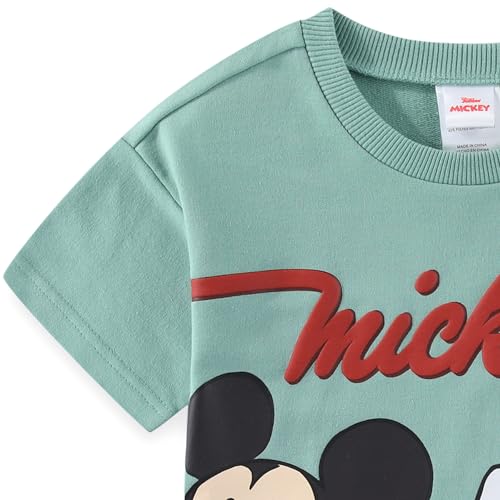 Image of Disney Mickey Mouse Boys Short Sleeve T-Shirt and Shorts Set for Toddler and Big Kids
