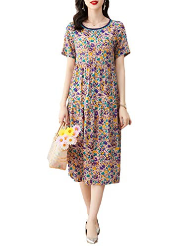 Robe longue d'été en soie violette idéale pour vos soirées et cocktails