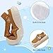 LeIsfIt Toddler Girls Boys Sandals Closed Toe Water Sandals Kids Lightweight Wide Water Shoes for Beach Swim Brown 6 Toddler