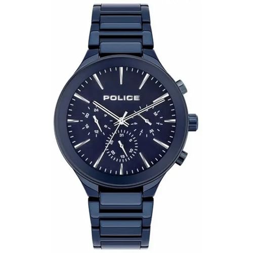 Image of Police Gifford with Multifunction - Date Blue Dial Blue Strap Watch for Men - NDPL15936JSBL03MW