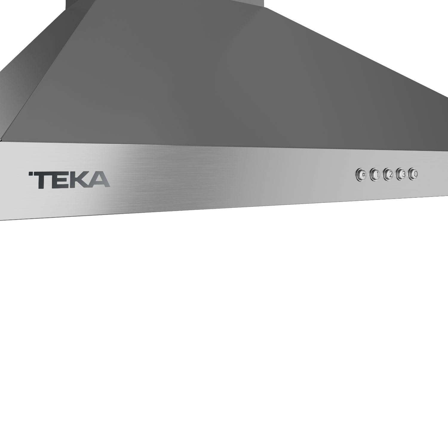 TEKA Campana Decorativa Piramidal, Acero Inoxidable, 3 Velocidades, 60 cm | Control Electrónico, Lámparas LED Dobles, 2 Filtros de Aluminio, Reducción de Salida Incluida, DBP 68150 EOS IX