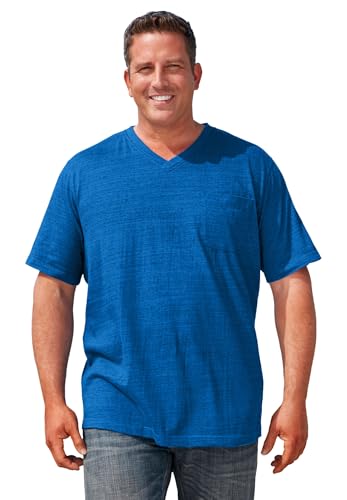 KingSize Shrink-Less Lightweight V-Neck Pocket T-Shirt