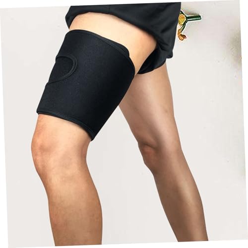 Faja muscular para muslo ajustable Vaguelly negra miniatura 2