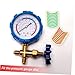 PartyKindom 60pcs Pressure Gauge Reflective Safety Decals Green Yellow Stickers for Gauge Marking Industrial Use