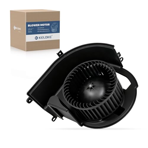 Image of KELOKE Front HVAC Heater Blower Motor Fan Compatible with BMW X5 2014 /2016-2018, X6 2015-2019, with Fan Cage, Replace# 64119291177 PM4933 BM10055C