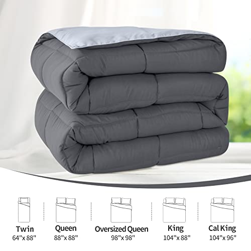 Homelike Moment GREY QUEEN COMFORETER 04 Lightweight Queen Comforter thumb #3